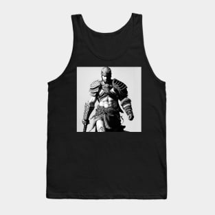 pen and ink gladiator Tank Top